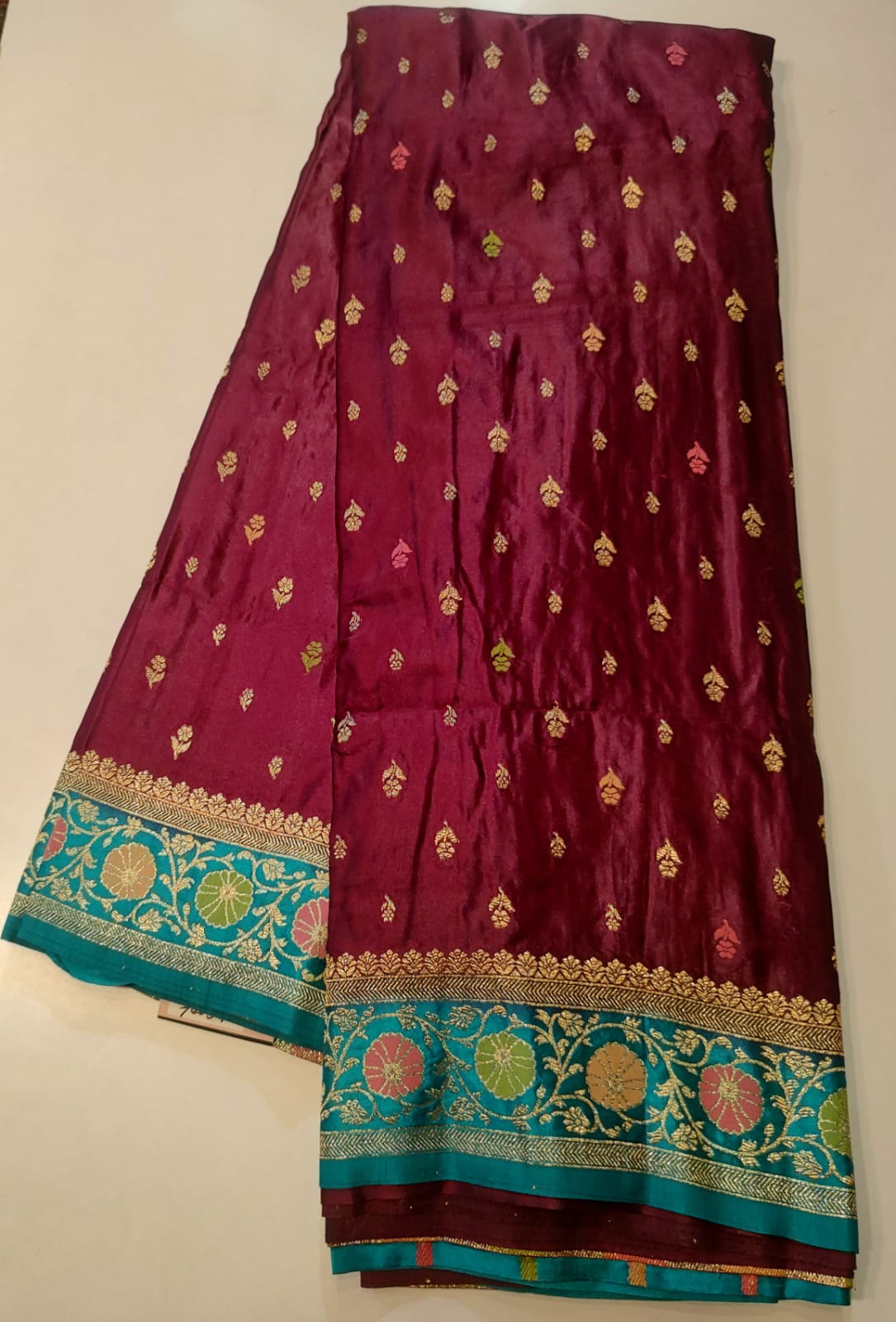 CHOCOLATE mashru benarasi silk saree mashru benarasi silk saree