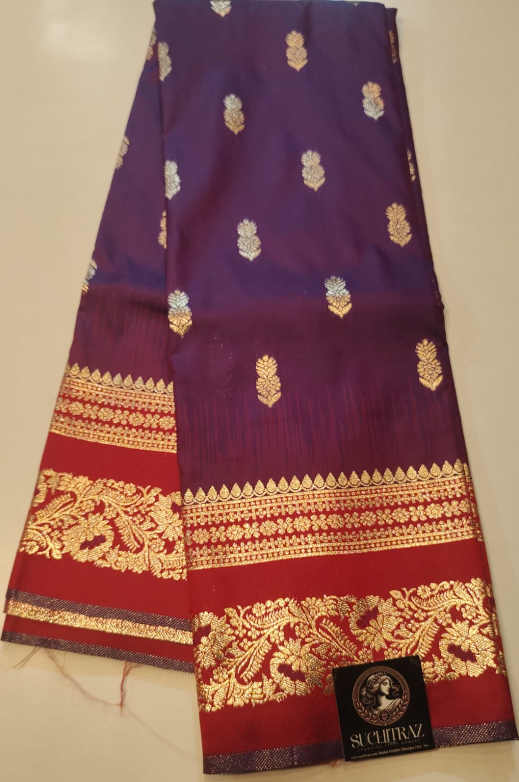 kanjivaram dark violet kanjivaram dark violet