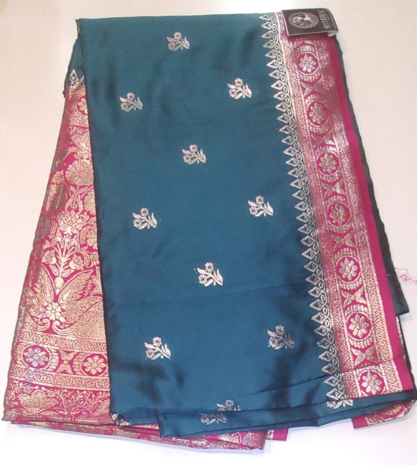 kosa silk peacock blue kosa silk peacock blue